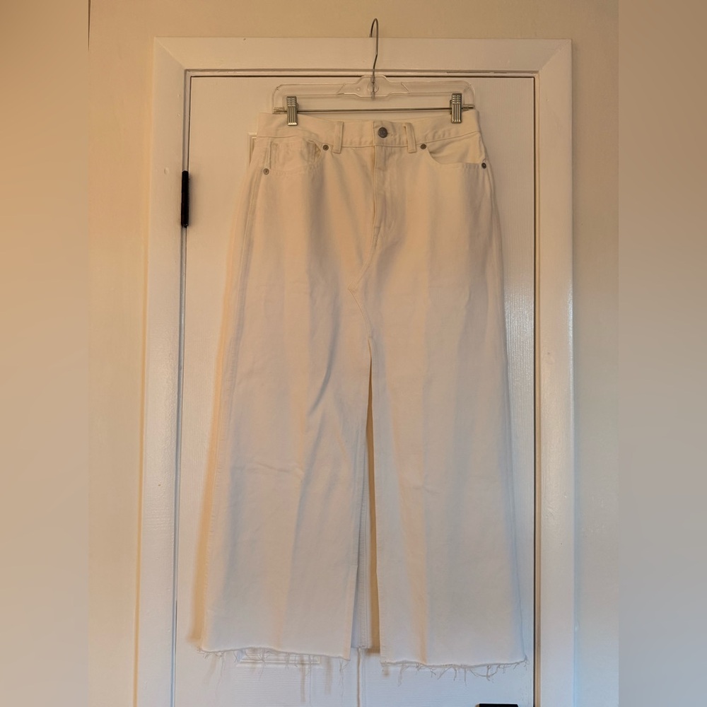 Madewell Women's Cream Maxi Skirt